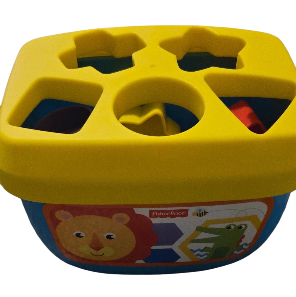Fisher-Price Yellow and Blue Shape Sorter